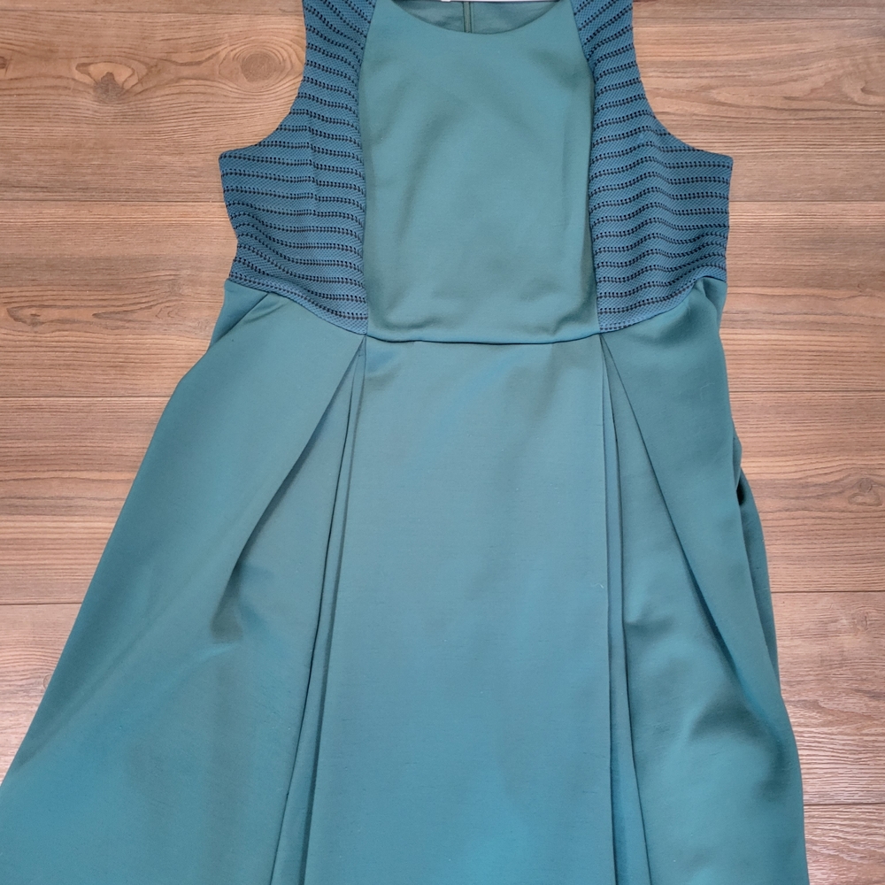 torrid Teal Fit-and-Flare Midi Dress
